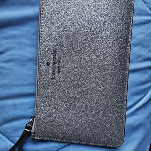 Kate Spade Sparkling Silver Clutch